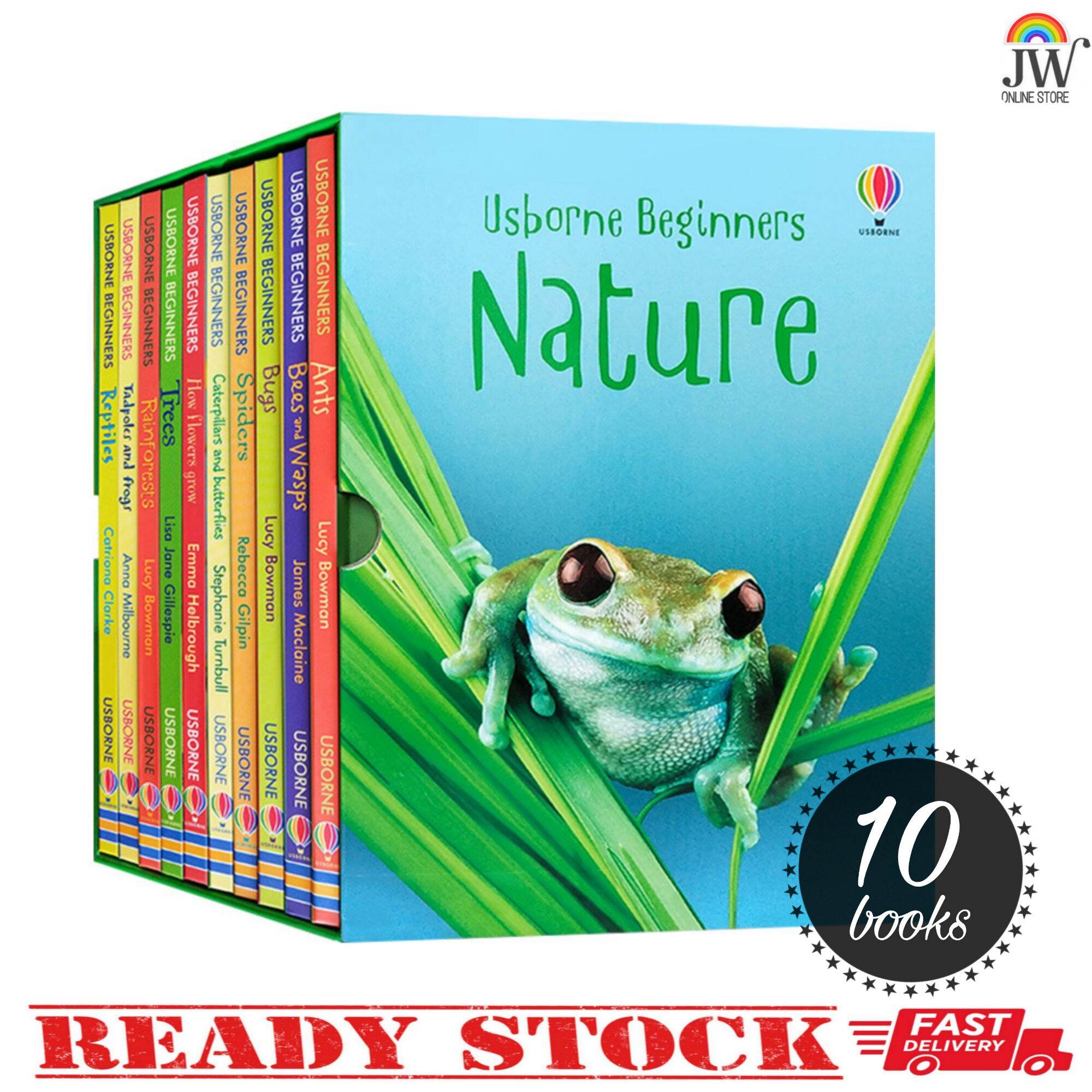 10 books) Usborne Beginners Nature Hardcover Box Set 全10册硬壳精