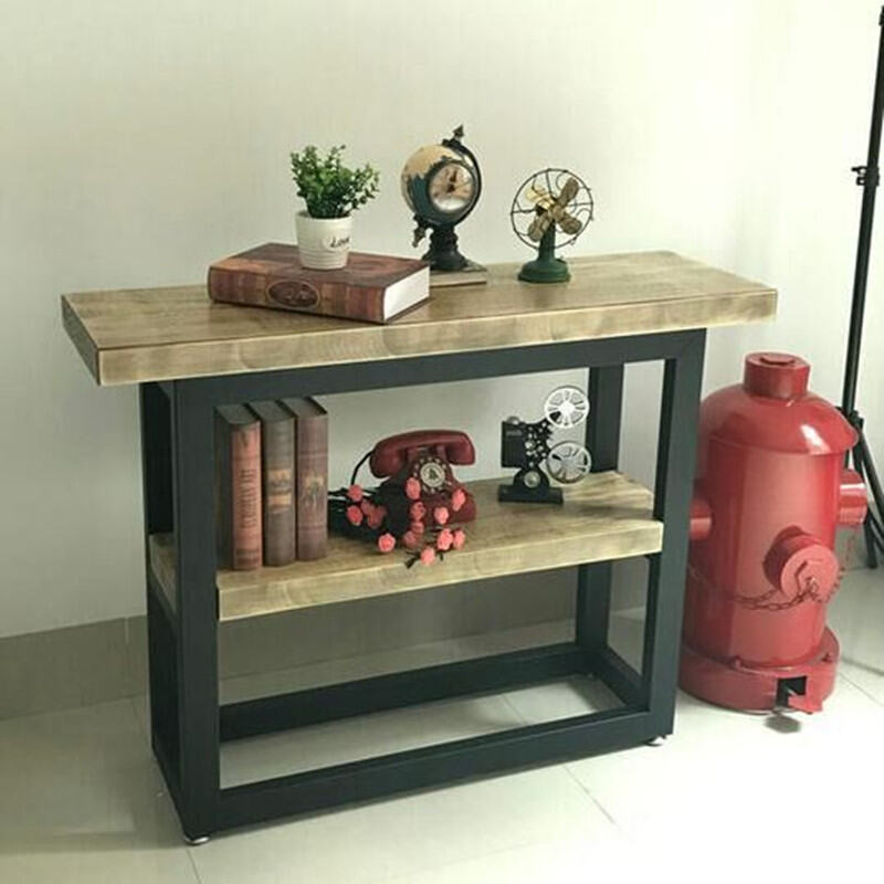 American Solid Wood Wall Table Console, Wall Tables For Living Room