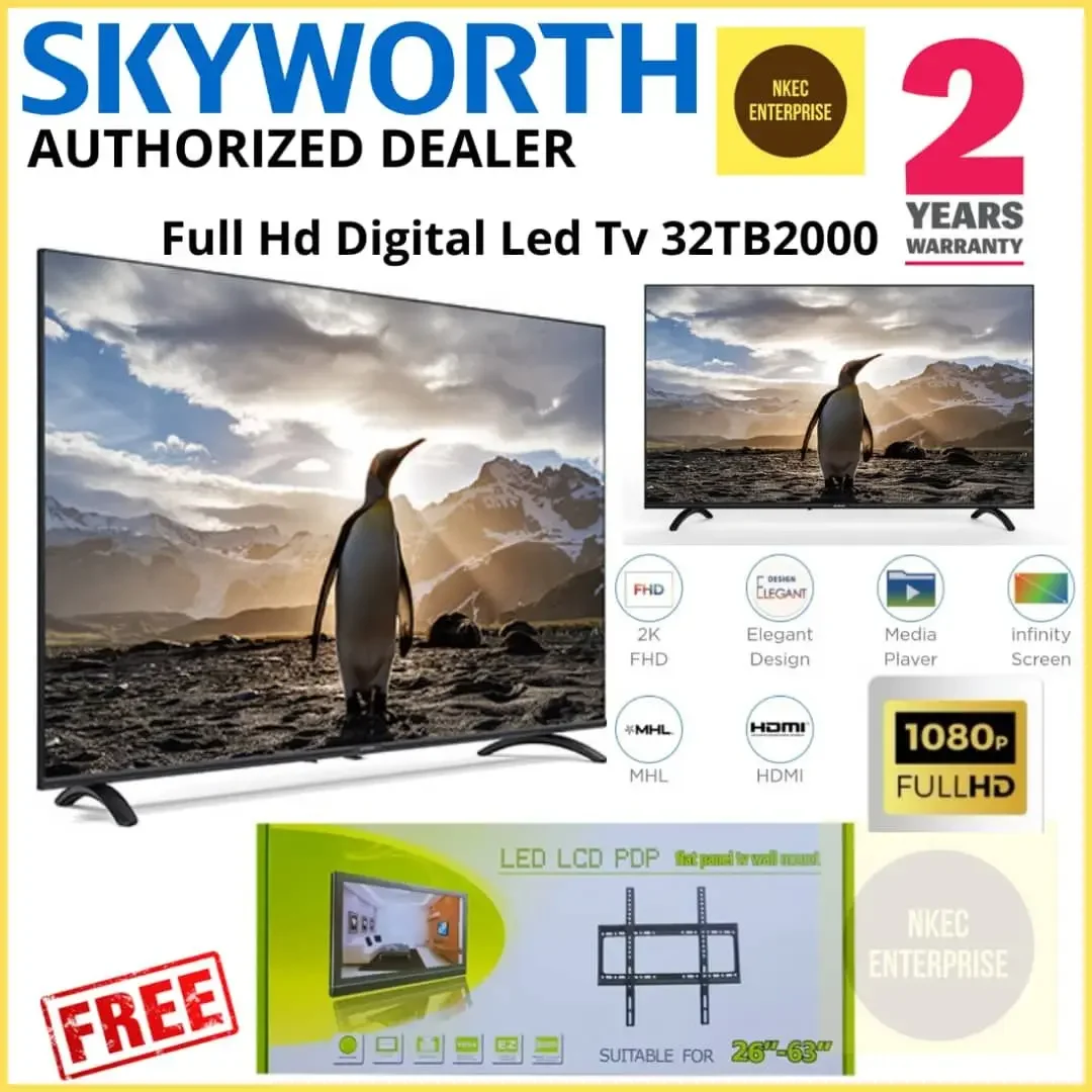 Skyworth 32 Inch Full Hd Digital Led Tv 32TB2000