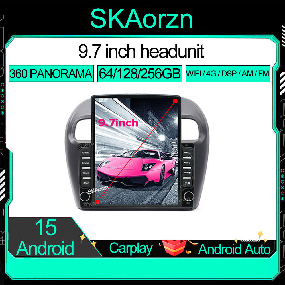 SKAorzn 9.7inch for Mitsubishi mirage 2012-2023 16 32 64 128 256GB Tesla style vertical screen Android15 IPS QLED 4G WIFI DSP AM FM 360 Car android headunit stereo Radio GPS Bluetooth 970 ราคา 3,900 บาท*ส่งฟรี