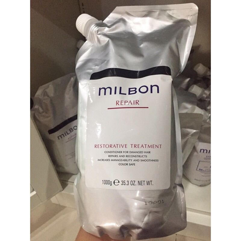 Global Milbon Repair Restorative Shampoo & Treatment 1000 ml