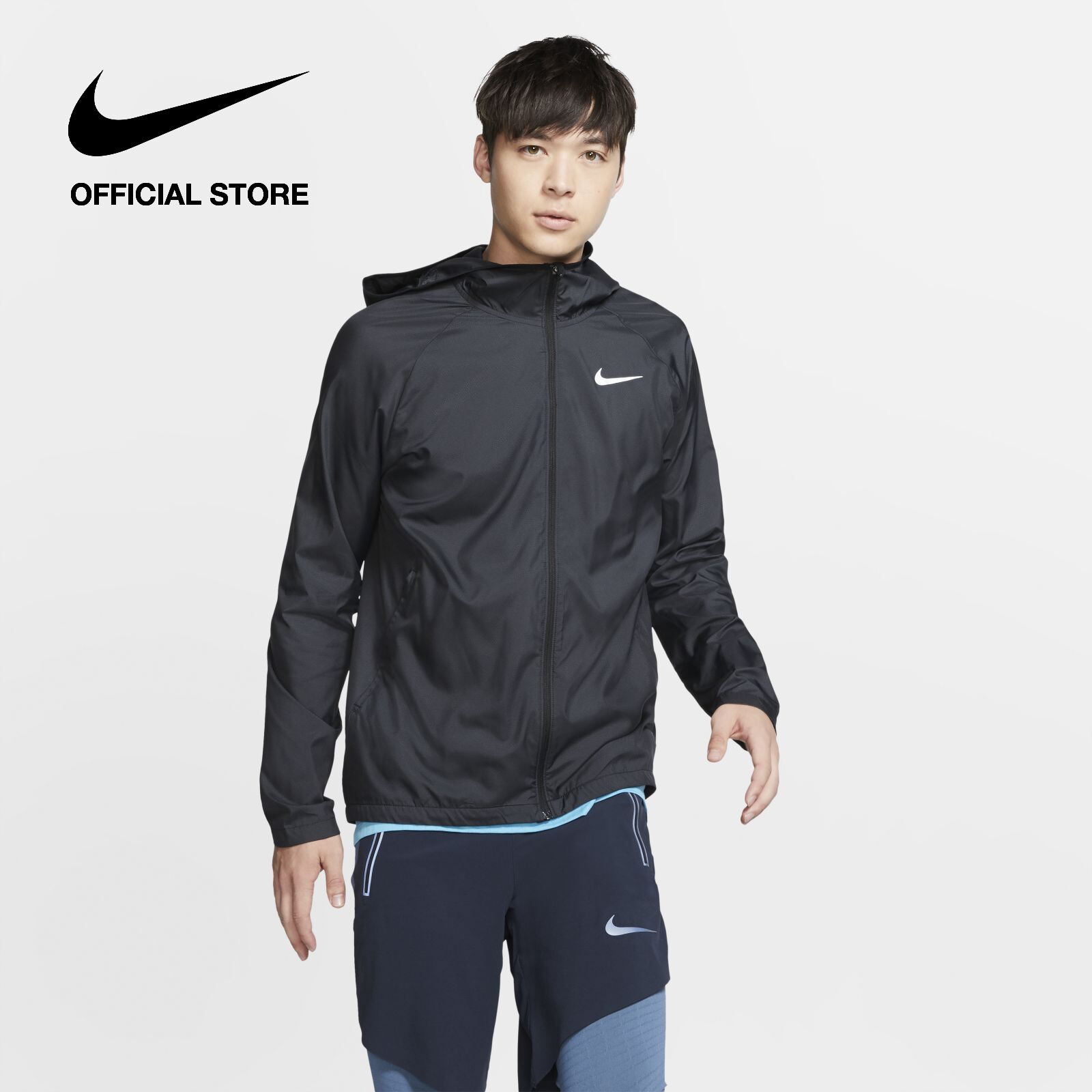 Nike essential men's hooded running jacket on sale