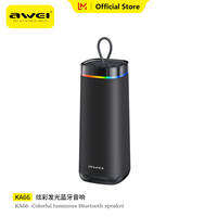 Awei KA66 Outdoor Portable Bluetooth Speaker 60W High power IPX7 Waterproof RGB Lighting wireless speakers
