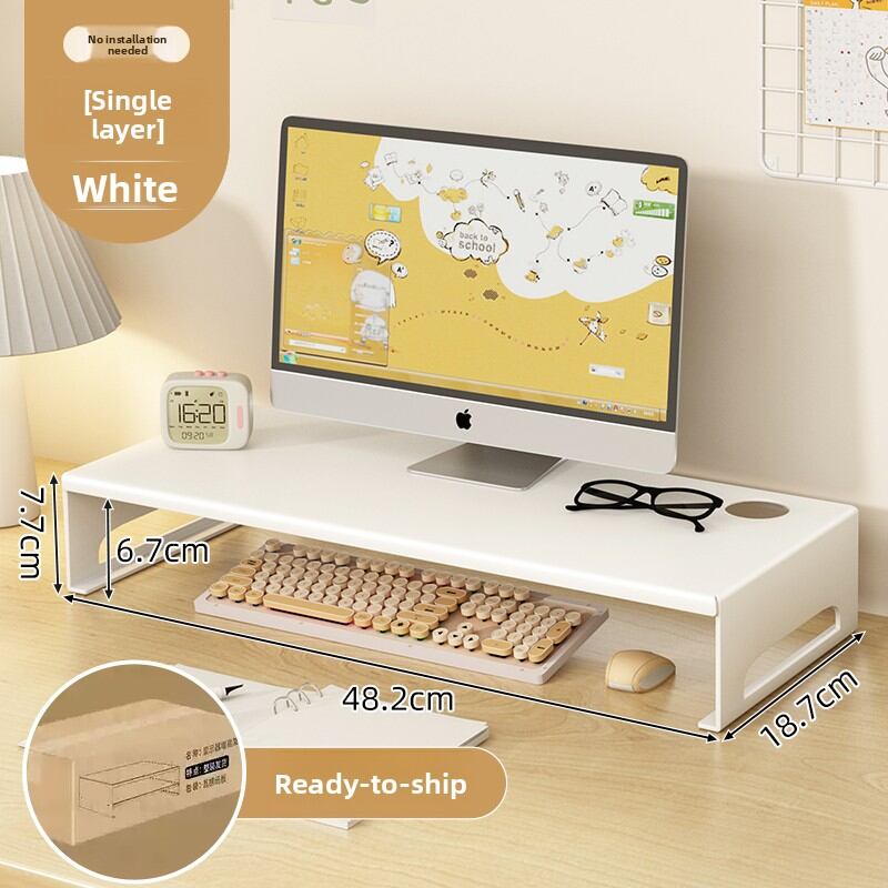 Adjustable Computer Riser Storage Shelf Metal | Lazada