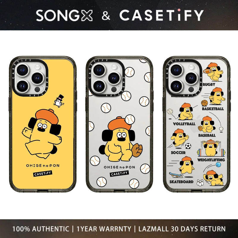 SONGX Casetify Acrylic Phone Case Co Branded OHIGE NO PON Shockproof Case With Magsafe For iPhone 17 16 15 14 13 12 Pro Max/ iPhone 17 16 15 14 13 12 Pro/ iPhone 17 16 15 14 13 12