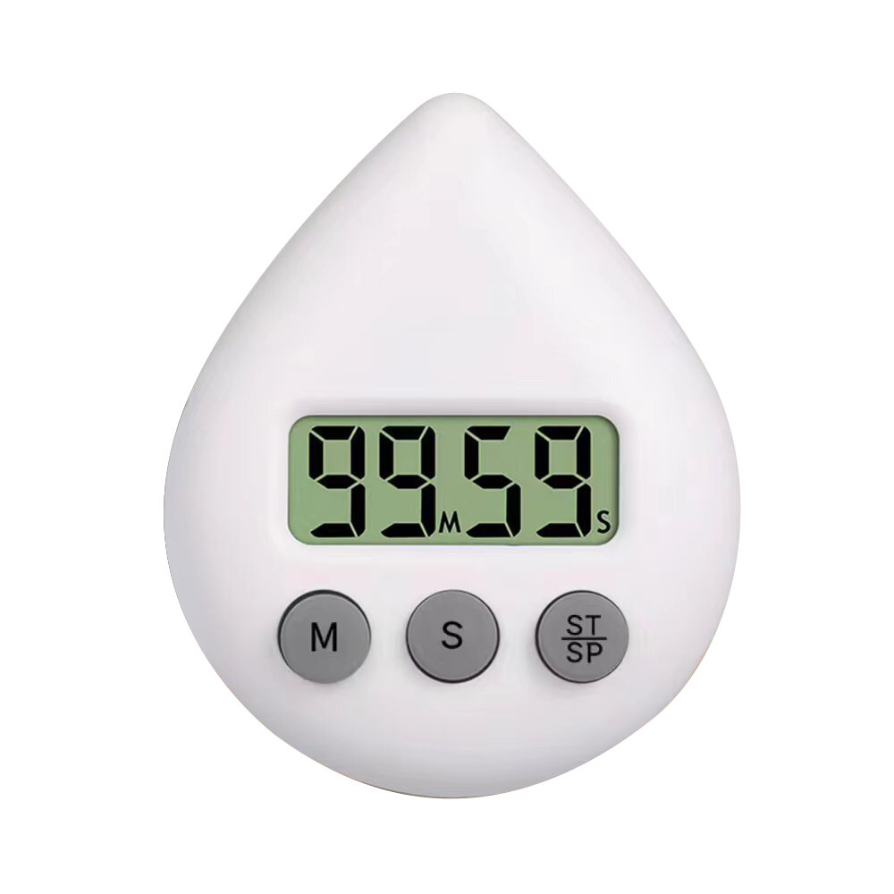 Digital Timer Waterproof Shower Timer Magnetic Backing Bathroom Timer Toilet Timer Shower Clock for Kitchen Bathroom