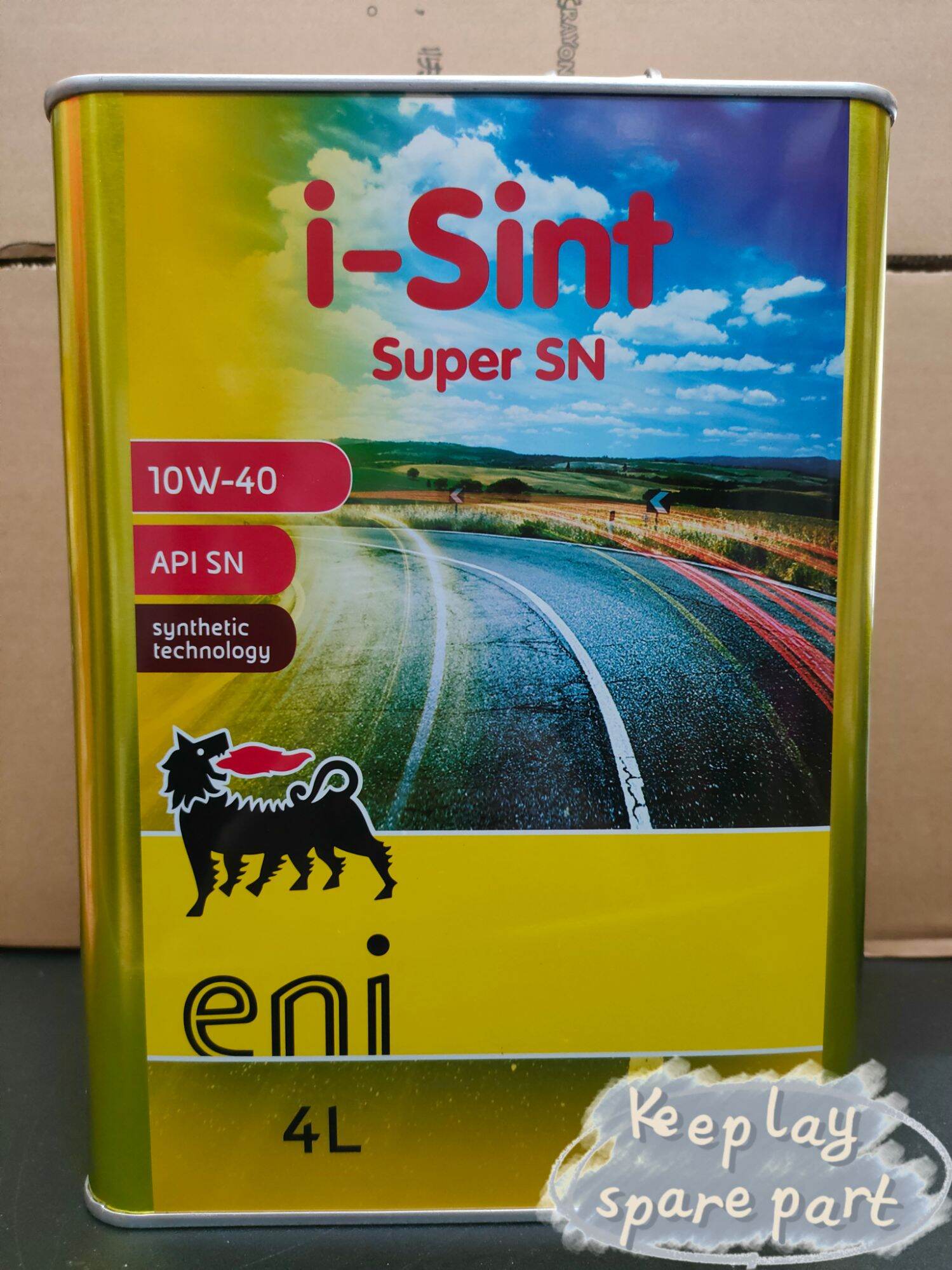 eni iSint super SN 10W40 Semi Synthetic Engine Oil 4L Lazada