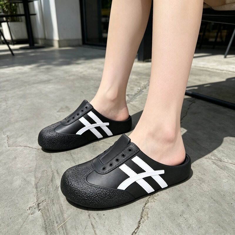 GAJOUK Korean Women Mules Soft Slip on Shoes Nurse Work Garden Clogs Slippers - 2