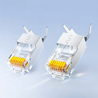 sAMZHE | Shielded Gigabit RJ45 Connector Cat6 Crystal Head Network Cable
