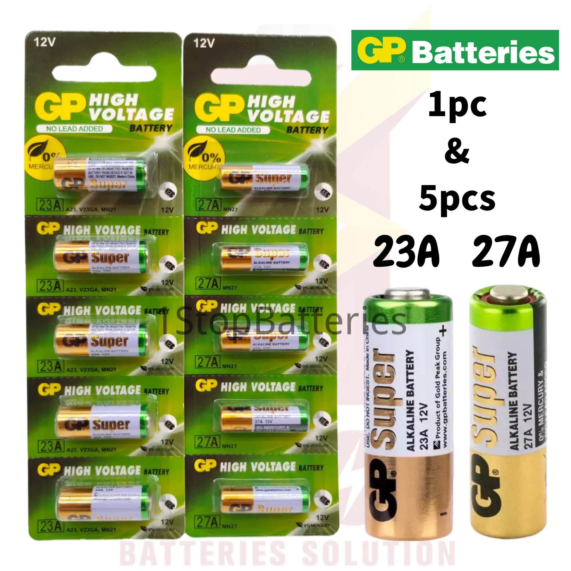 GP high voltage 23A Pack of 12V Alkaline Battery High Voltage Cell Car