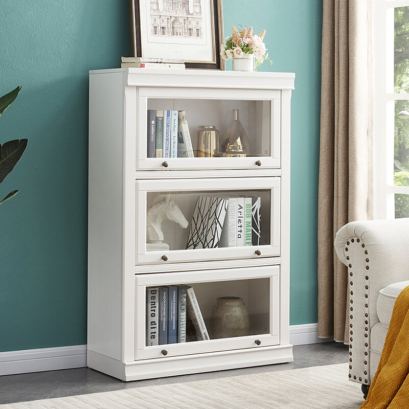 AmericanStyle Solid Wood Bookcase Storage Storage