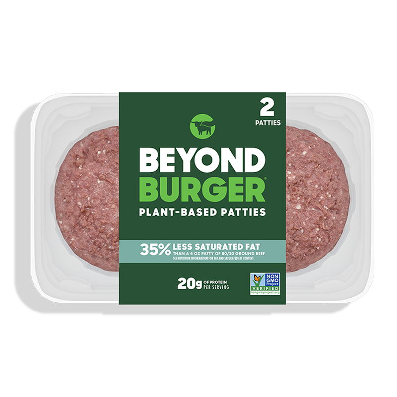 Beyond Meat Artificial Soymee LowKhaki Steak Patties Hamburger Grilled