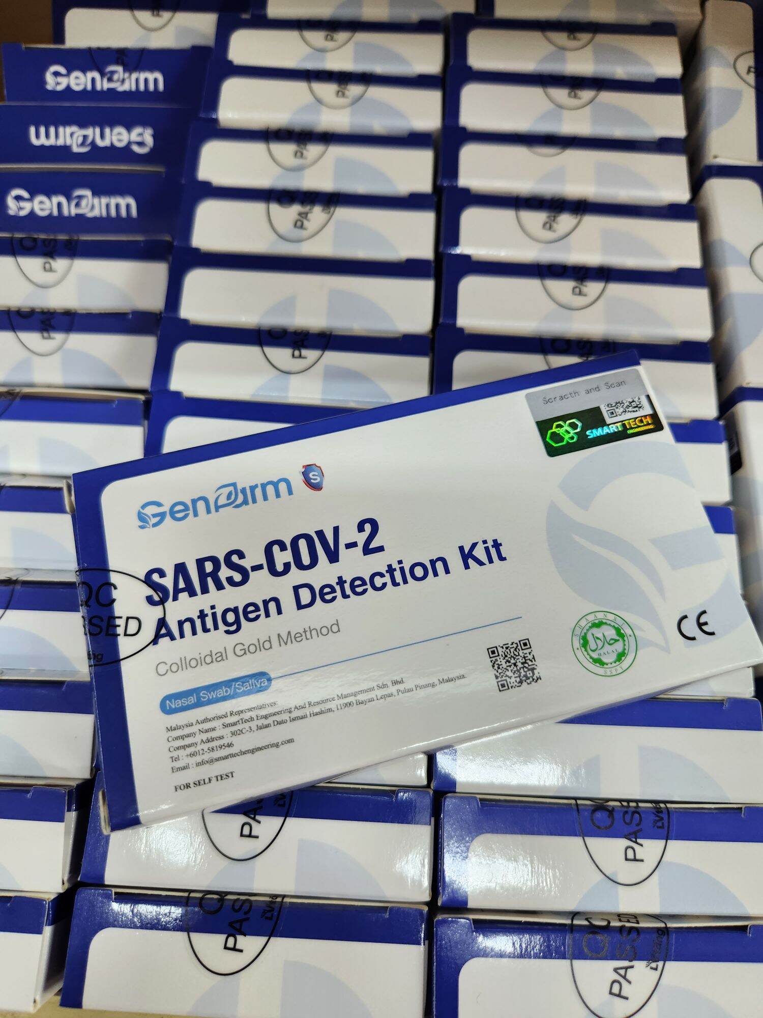 GENFARM Covid 19 Rapid Antigen Test Kit (Nasal/Saliva) 1s Lazada