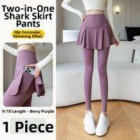 LANGSHA | High Waist Slimming Skirted Leggings