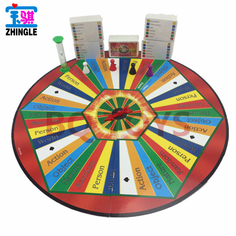 Article Board Game 4-20 Multi-Person Quick Words Interactive English Slyder Adventures Card Game. 