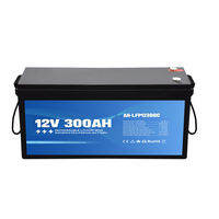 Anern Lifepo4 Battery 12V 100ah Lithium Battery 24v  Built-In Bms 4000+ CyclesSupport 4S 4P Rechargeable Solar Battery with Bluetooth