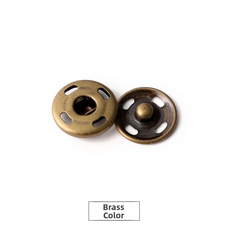 Invisible Metal Snap Buttons Baby Coat Small Size