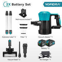 30KPa 1500ML Brushless Vacuum Cleaner 1800W Cordless Car Vacuum Cleaner Powerful Suction Household Cleaning Vacuum Cleaner Tools For Makita 18V Battery Pin