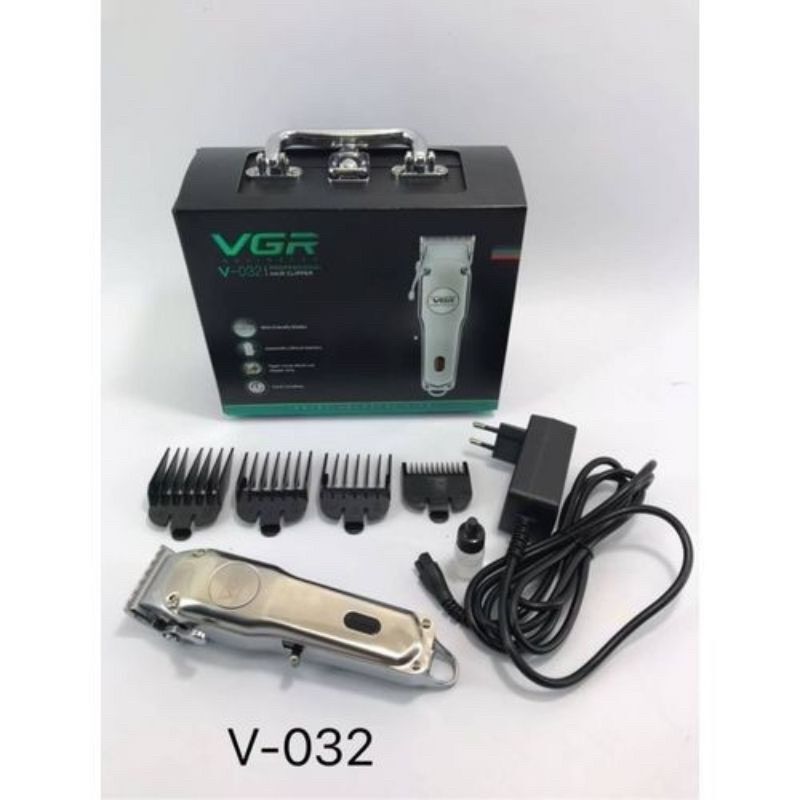 ORIGINAL VGR V-032 STEEL CORDLESS CLIPPER PROFESSIONAL HAIR TRIMMER_voghion.com