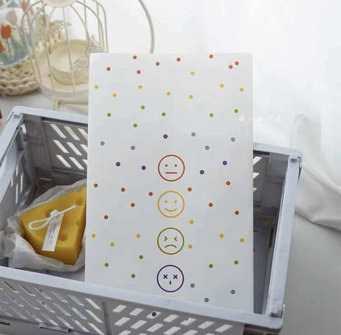 Korea ins smiley gift bag/ paper bag