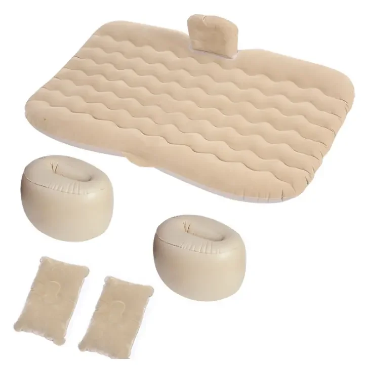 Inflatable Car Travel Bed Bymacar Outdoor Mattress Universal for Sedan SUV Cars Seat And Lie on Versatile Portable Sleeping Mat. 