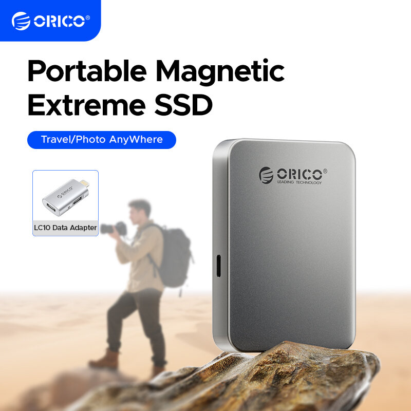 ORICO 2000 MB/giây xách tay SSD usb3.2 pssd 20gbps pd100w sạc nhanh 512GB/1TB/2TB hỗ trợ 4K ProRes c