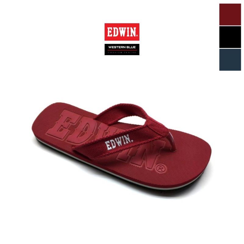 New Arrival EDWIN SLIPPER SIGNATURE SANDAL E10483 Lazada