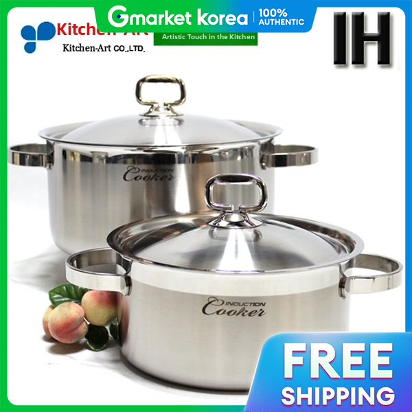 Kitchen Art | Kitchen Art Induction (Ih) Cooker Pot 2-Piece (D) Set (20+24) Harga 261 Ringgit*Penghantaran Percuma