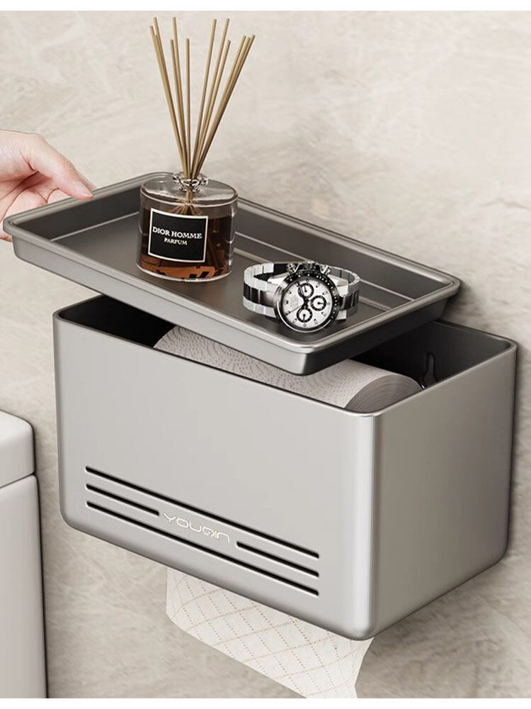 ATNPQZ | No-Drilling Waterproof Toilet Paper Holder - Jenama ATNPQZ Harga 220 Ringgit*Penghantaran Percuma