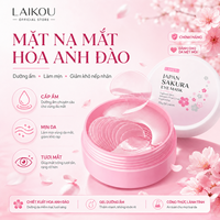 LAIKOU Mặt Nạ Mắt Sakura Nhật Bản Loại Bỏ Quầng Thâm Túi Mắt Dưỡng Ẩm Làm Mờ Nếp Nhăn Làm Sáng Da Chăm Sóc Da Mắt 50 Chiếc/70G