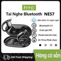 HTC NE57 AI dịch Tai nghe nhét tai , Tai nghe Bluetooth màn hình LED V6.0 HIFI, chống ồn, tai nghe không dây, chống nước IPX5, tai nghe thể thao