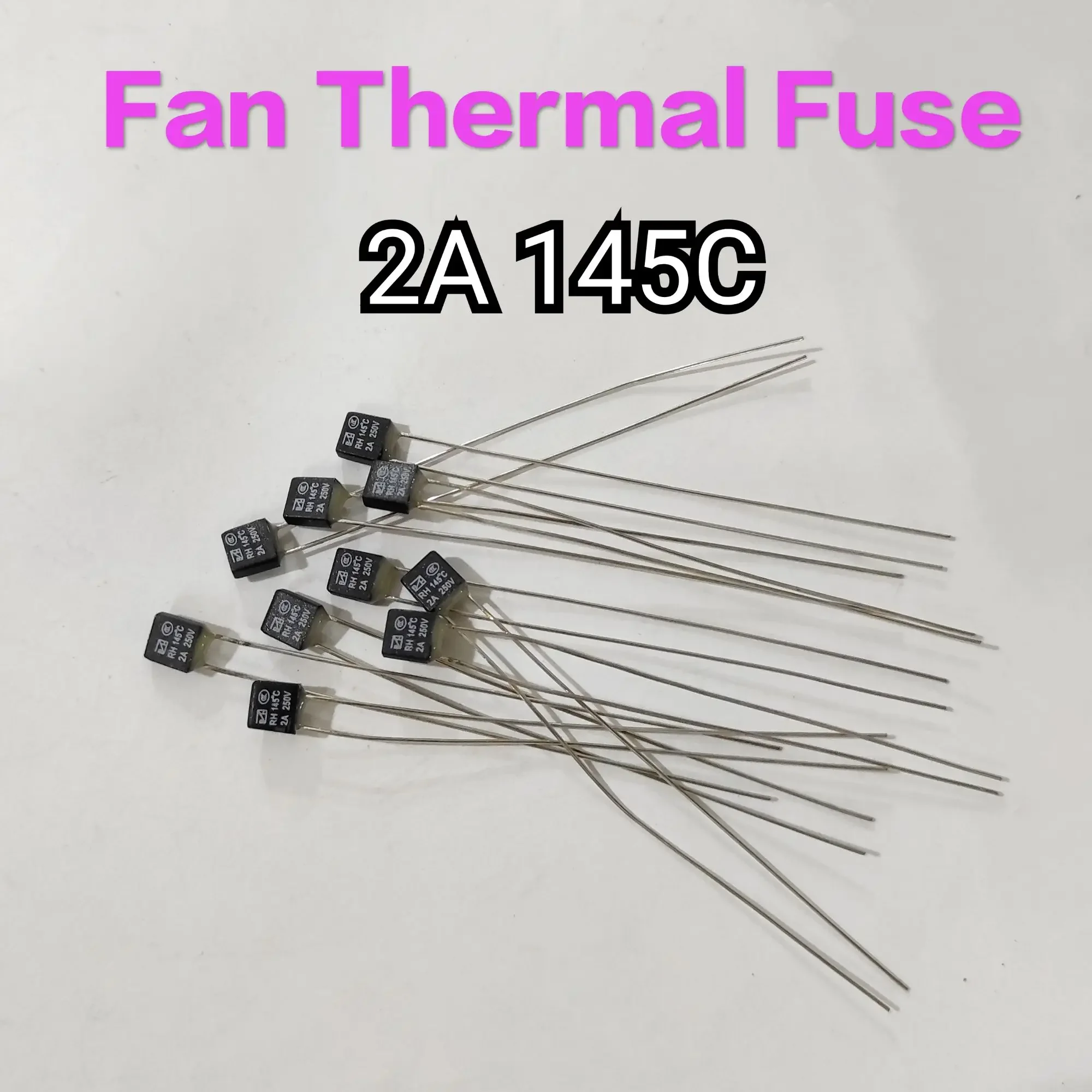 1 Biji 2A 145C 250V Fan Thermal Fuse Fius kioas 2a 145c