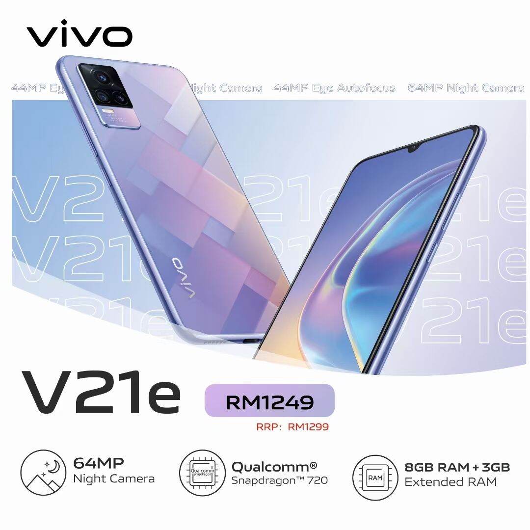 vivo 21e 3gb ram