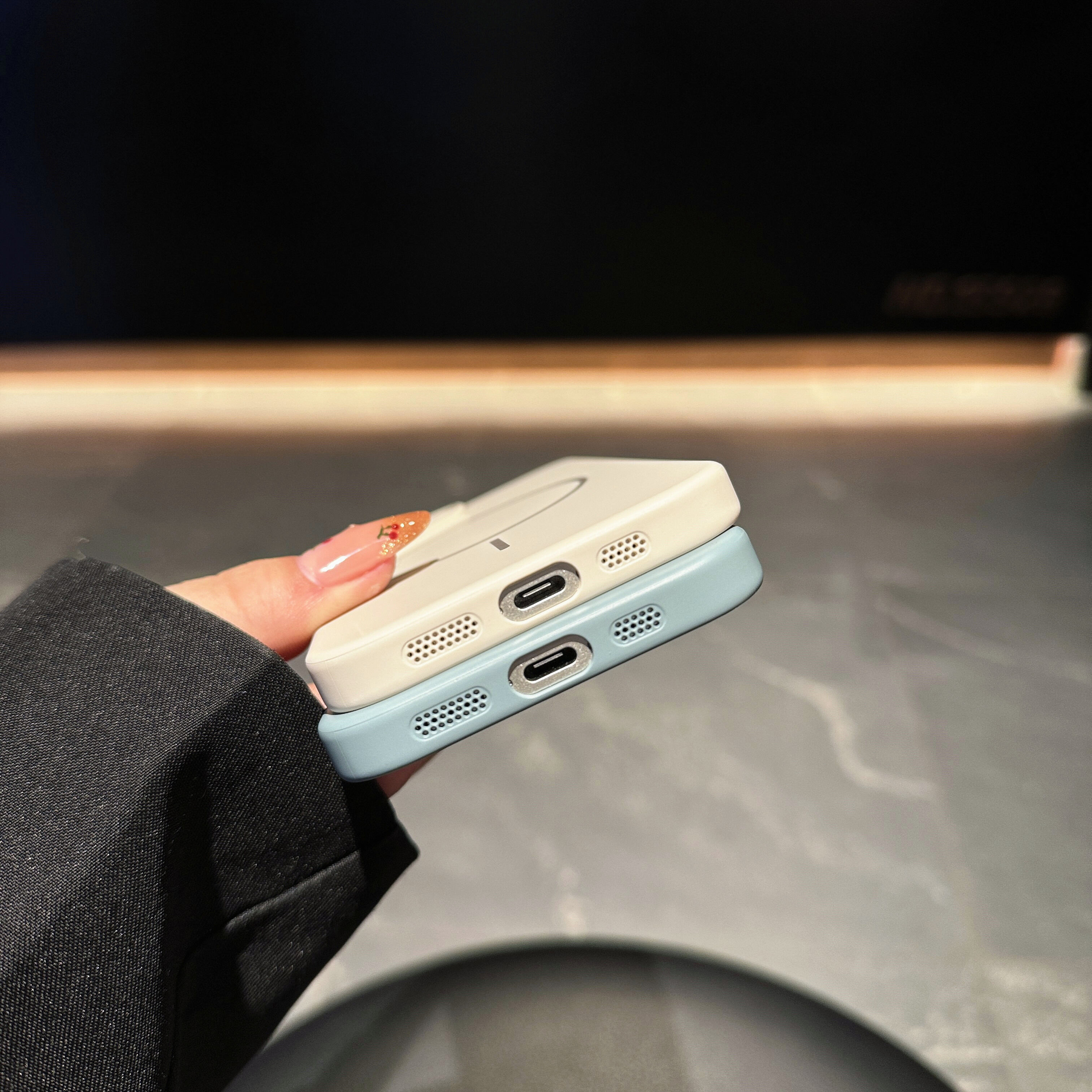Magnetic Wireless Charging Magsafe Case For Iphone Series_voghion.com