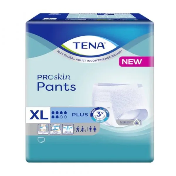 【Ready stock｜Fast Shipping】TENA Pants Plus XL Size｜Pro Skin【1 carton 4 packs】【12pcs/packs】*Please only order 1 carton in 1 order*