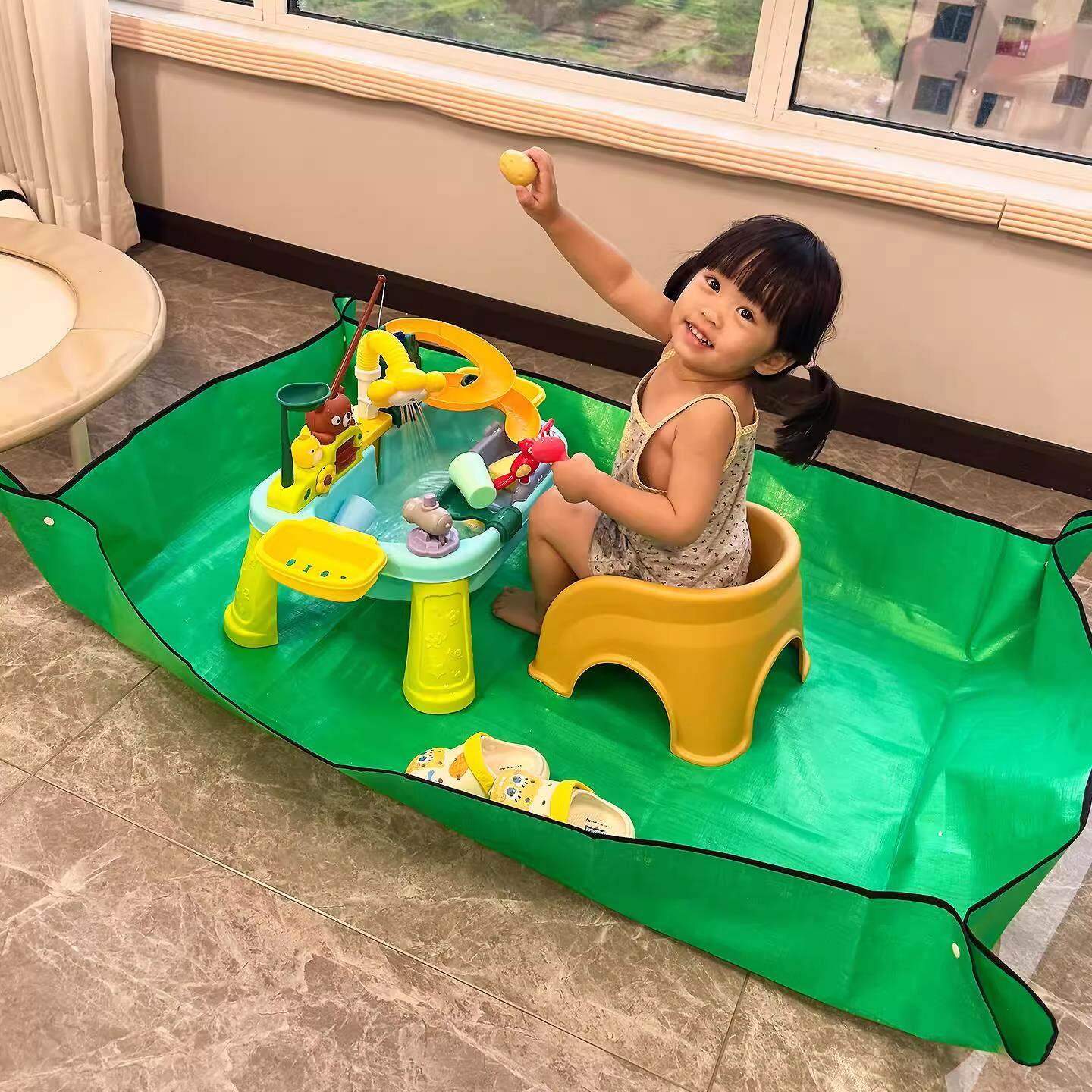 gumahus | Washable Sand Play Baby Crawling Mat Thick