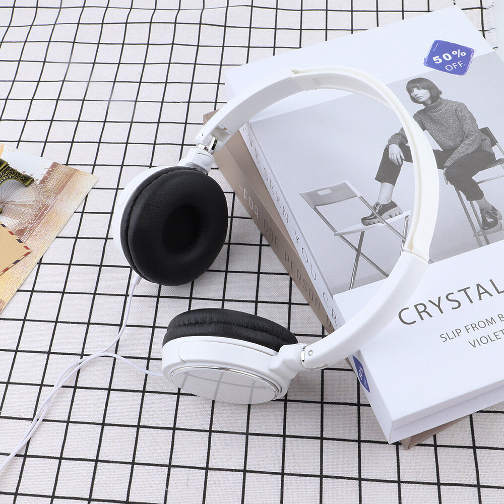 Wired Foldable Headphones With Microphone For Pc And Mobile_voghion.com