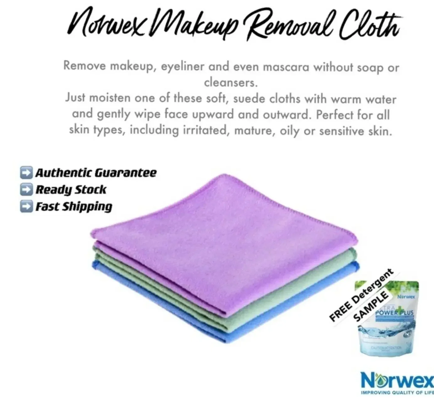 Norwex Make Up Removal Cloth (baclock)