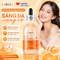 LAIKOU Serum Dưỡng Sáng Vitamin C Niacinamide 100Ml Làm Mờ Nếp Nhăn Làm Tươi Sáng Tông Màu Da