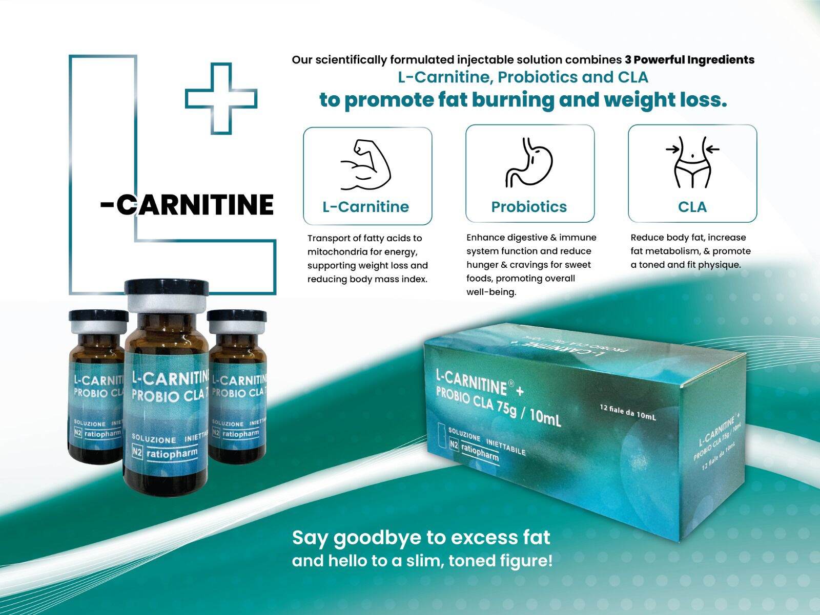 l carnitine probio cla 75g New L-CARNITINE PROBIO CLA 75G/10ML