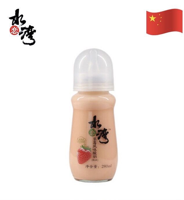 NON HALAL Shui Wan Lian Milk Bottle Yogurt Drink Original / Mango
