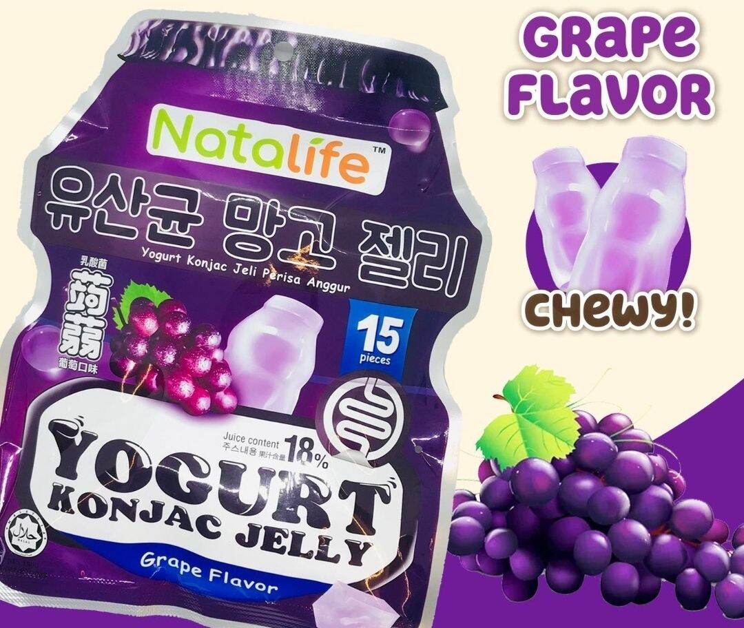 Natalife Yogurt Konjac Jelly Mango / Green Apple / Red Grape (300gm