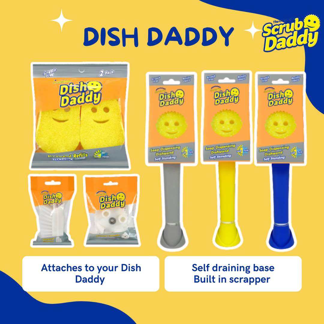 Jual 231 SCRUB DADDY Sponge For Bottle Minum Handle isi sabun