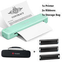 【Support Normal Copy Paper & Hard Copy Bond Paper】-Phomemo P831 Portable A4 Thermal Printer300DPI Wireless Bluetooth for Travel Home School Office