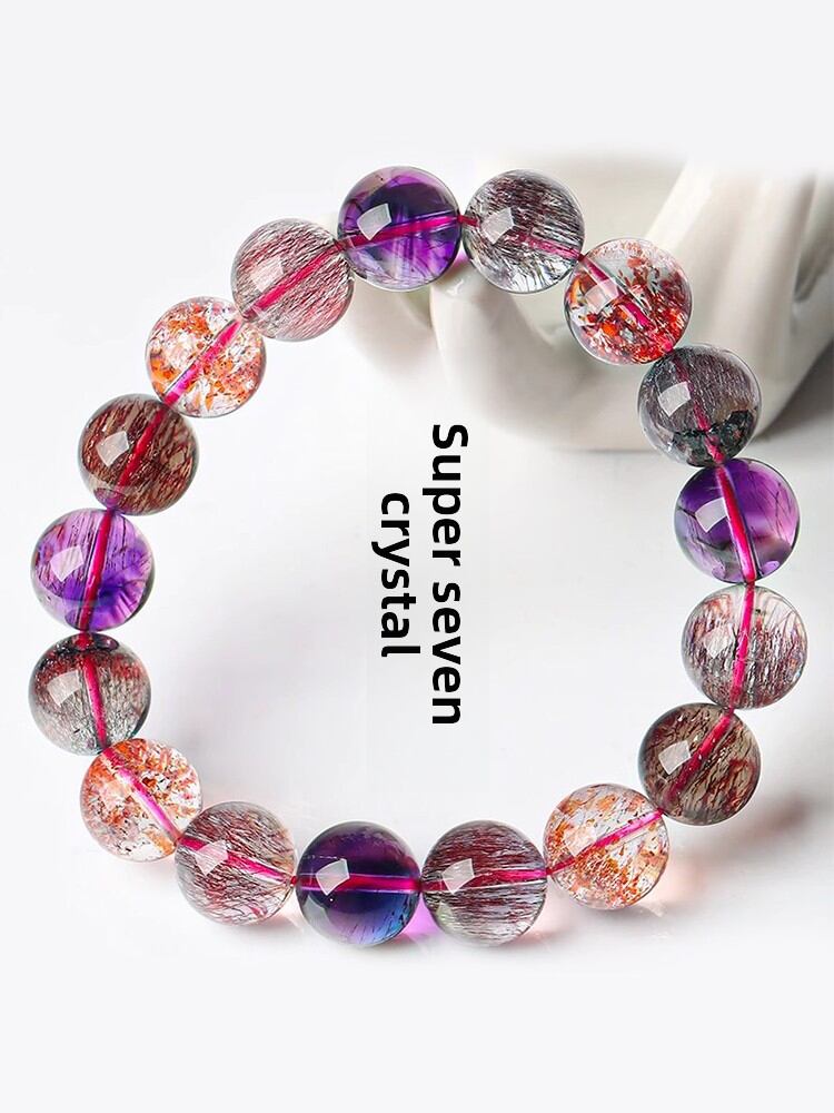 QINBAOSHUIJING | Natural Super Seven Crystal Bracelet for Women Harga  178 Ringgit*Penghantaran Percuma