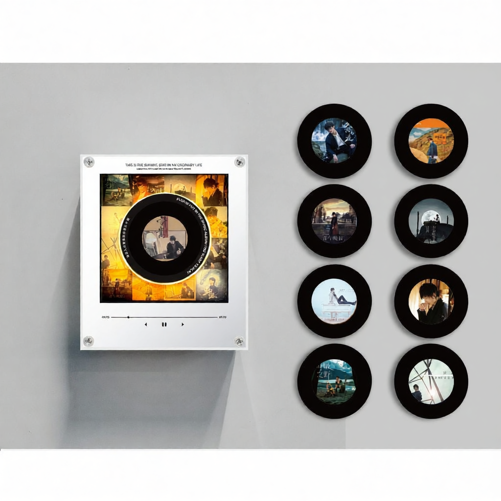 Music Playing Magnetic Fridge Magnet with NFC