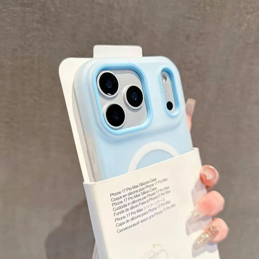 Candy Colour Magnetic Wireless Charging Case For Iphone Pro Max_voghion.com