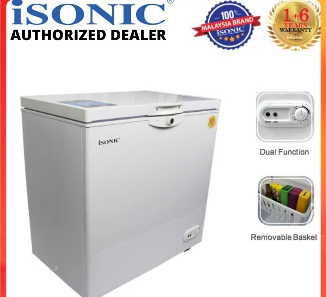 ISONIC Chest Freezer ICF182 Lazada