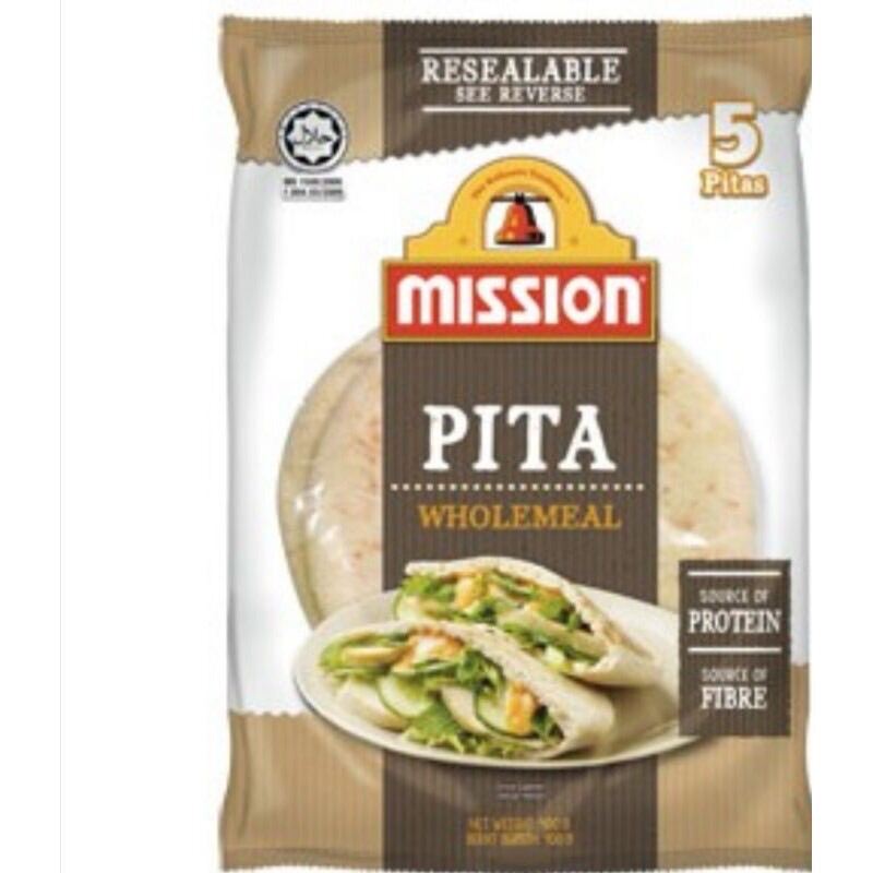 Mission Pita Wholemeal 5 Pitas 400g Lazada