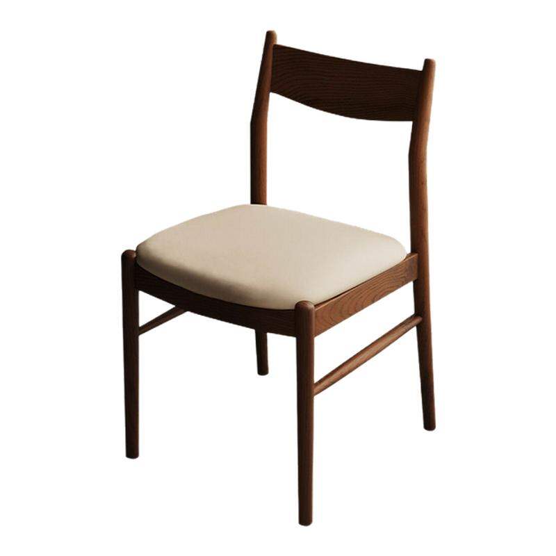 Nordic Style Solid Wood Dining Chair with Backrest Soft Padded Living Room Restaurant Chair Wabi-Sabi Aesthetic Home Furniture Harga  1,705 Ringgit*Penghantaran Percuma